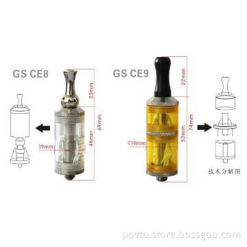 GS CE9 vapor electronic tanks with 3.5ml big capacity wholesale